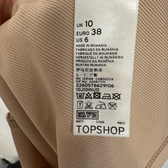 Topshop | Bodycon Midi Dress. Size 6 - Picture 5 of 6